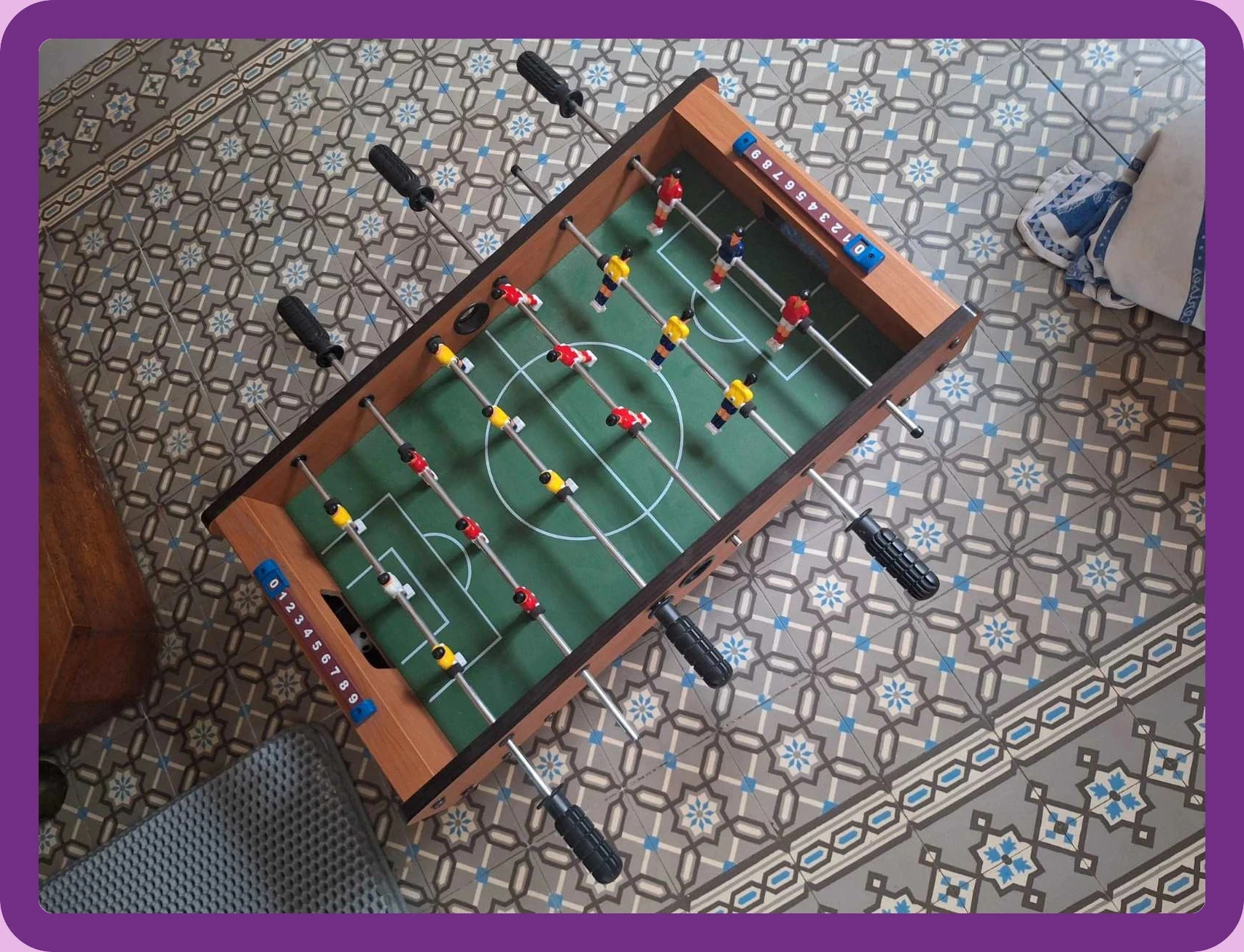 Jeu de café mini baby foot